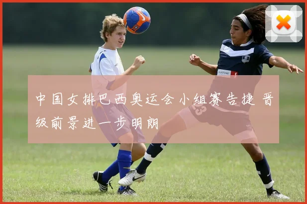 中国女排巴西奥运会小组赛告捷 晋级前景进一步明朗